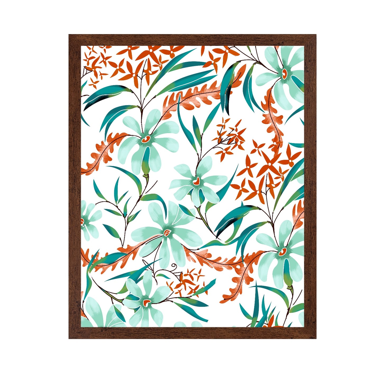Mint Floral Pattern