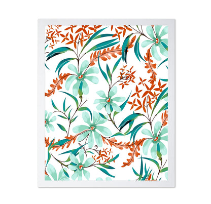 Mint Floral Pattern