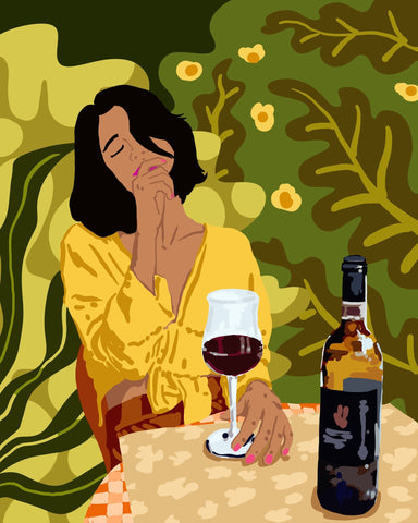 Woman With Wine No2