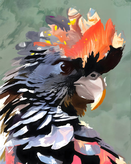 Colorful Cockatoo Portrait