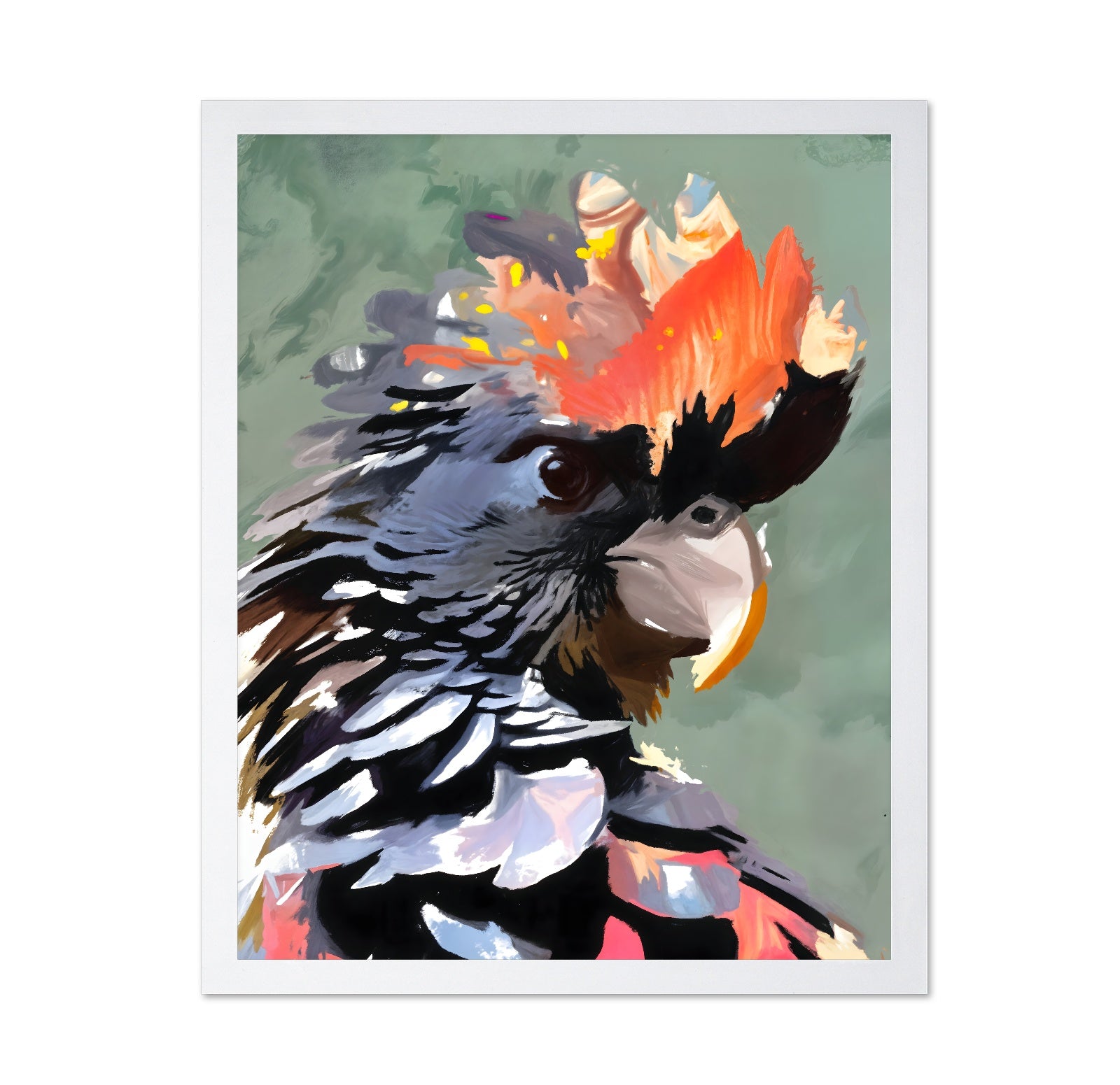 Colorful Cockatoo Portrait