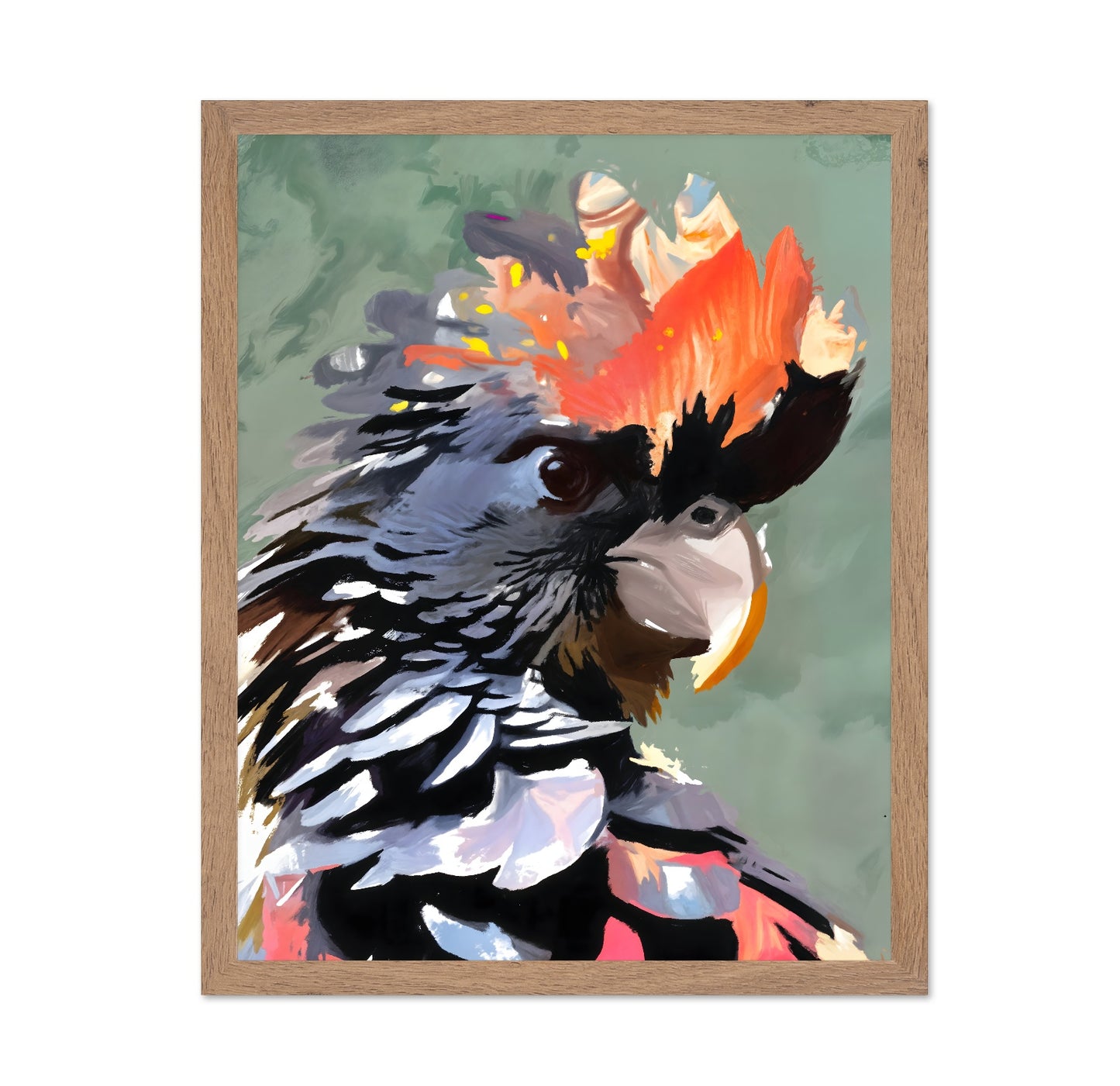 Colorful Cockatoo Portrait