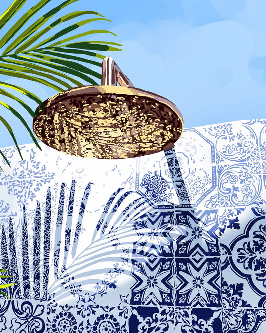 Coastal Tiles And Shell