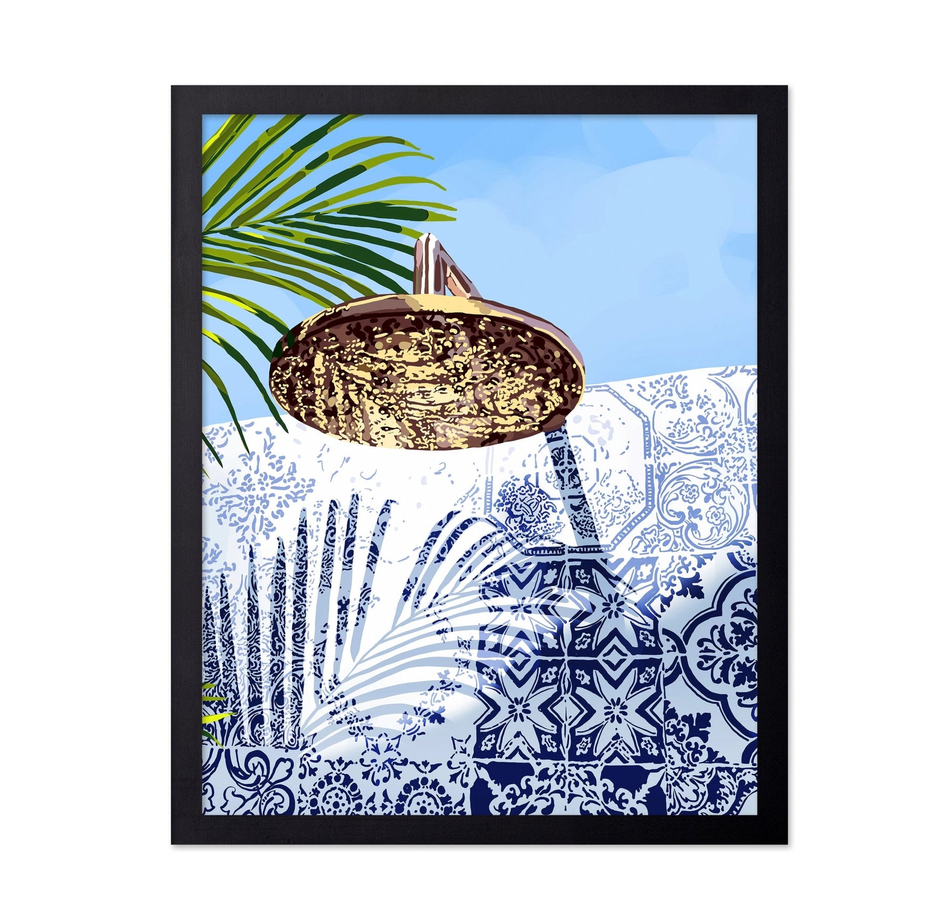 Coastal Tiles And Shell