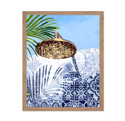 Coastal Tiles And Shell