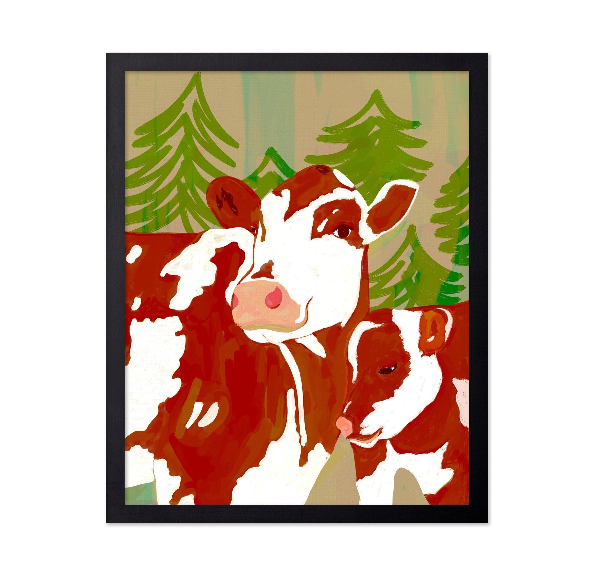 Mother Cow And Calf