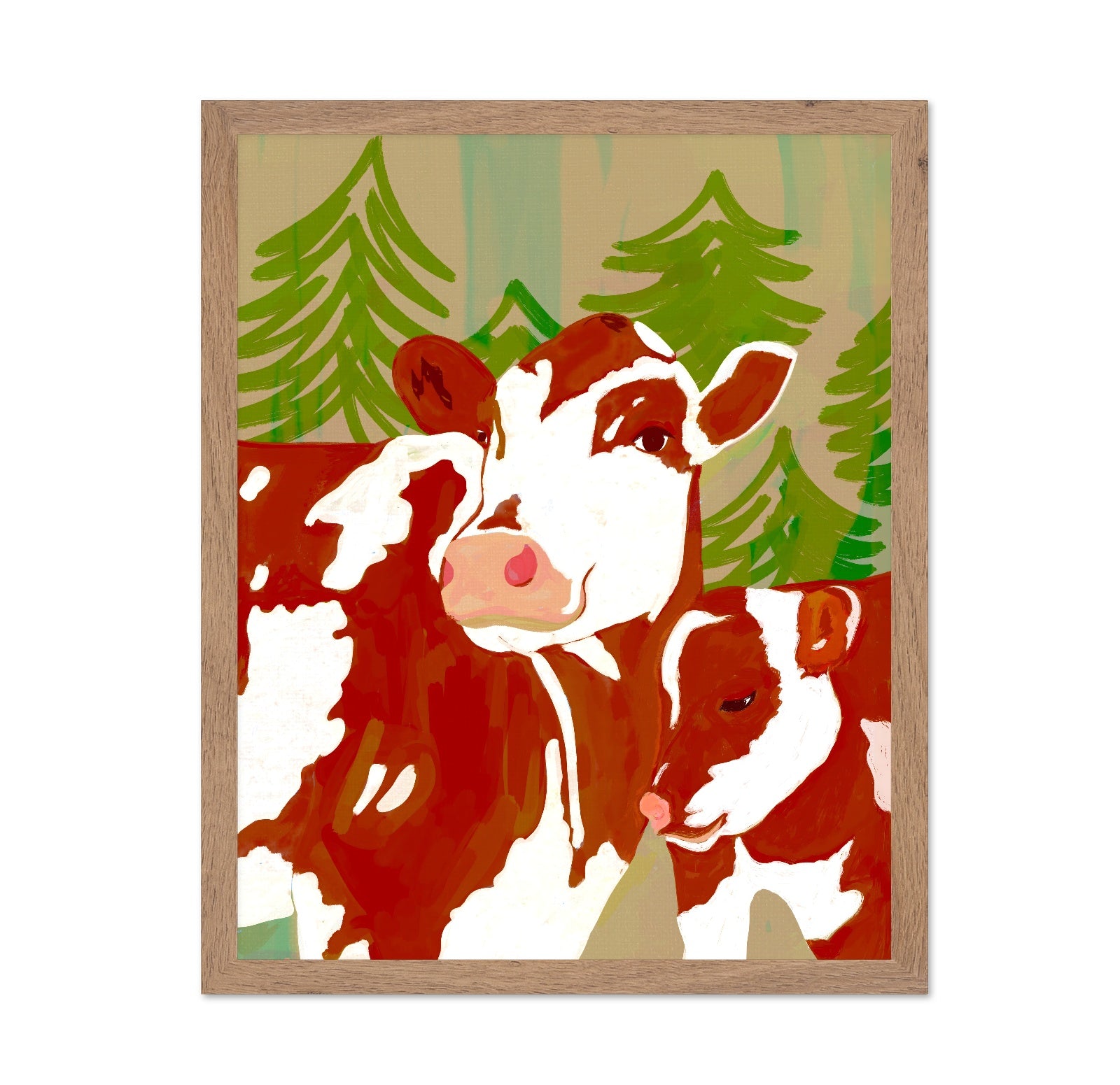 Mother Cow And Calf