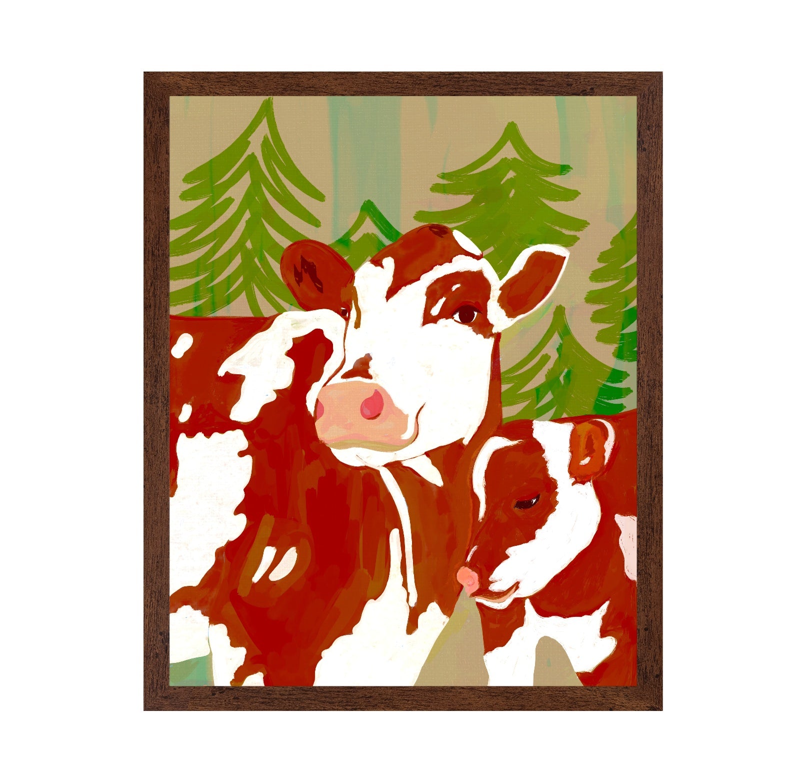 Mother Cow And Calf