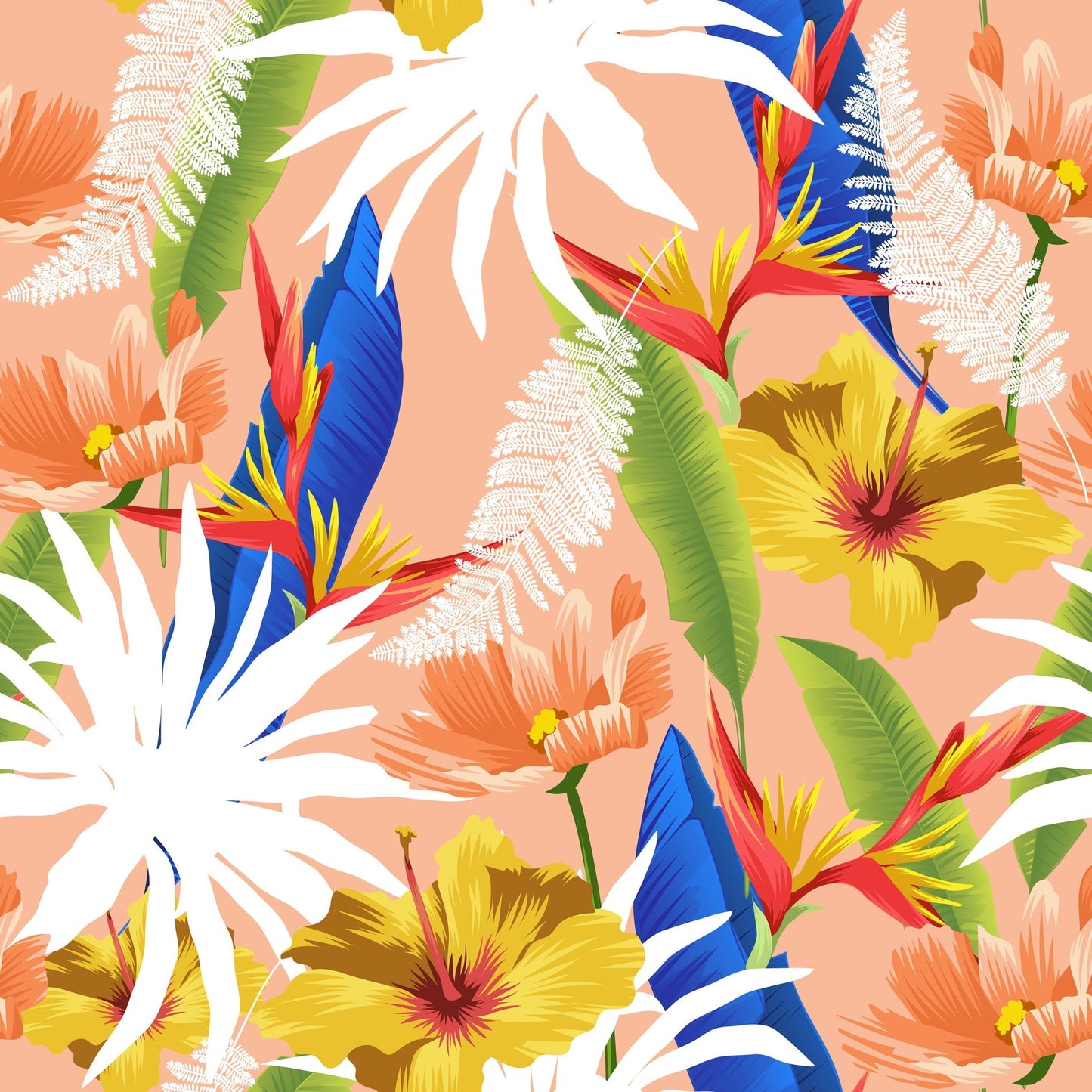 Tropical Floral Burst