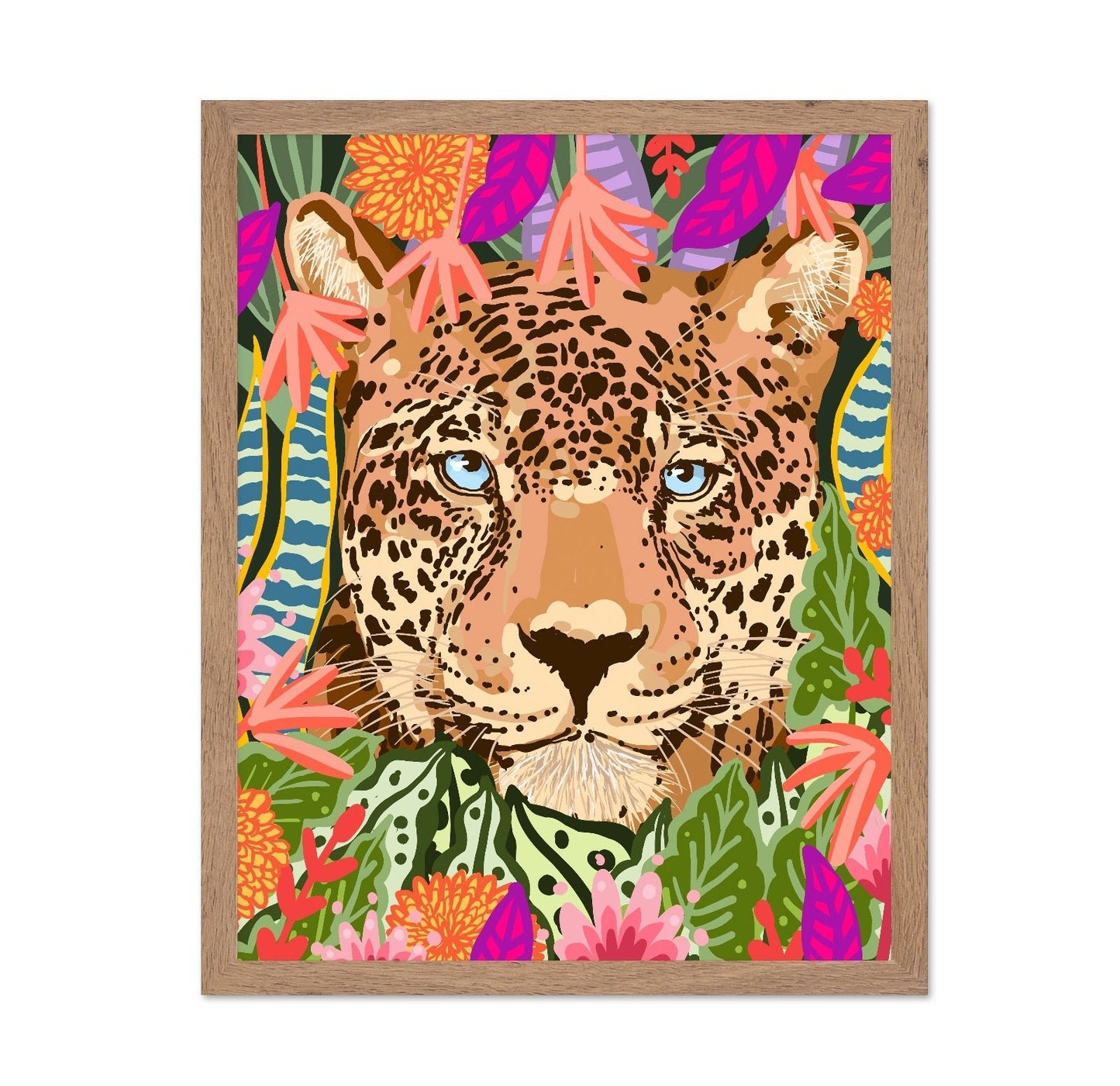 Leopard Jungle Portrait