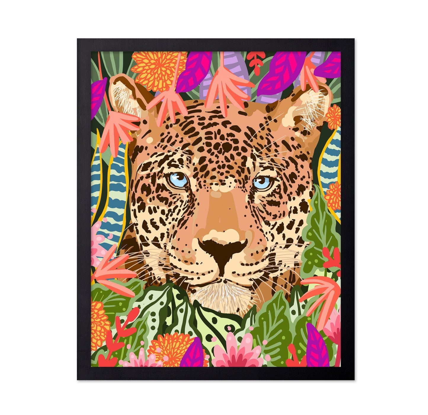 Leopard Jungle Portrait