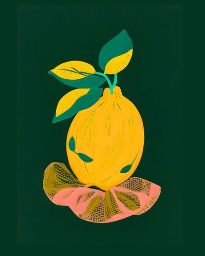 Golden Lemon Still Life