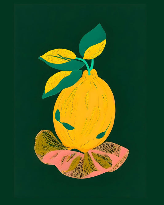 Golden Lemon Still Life