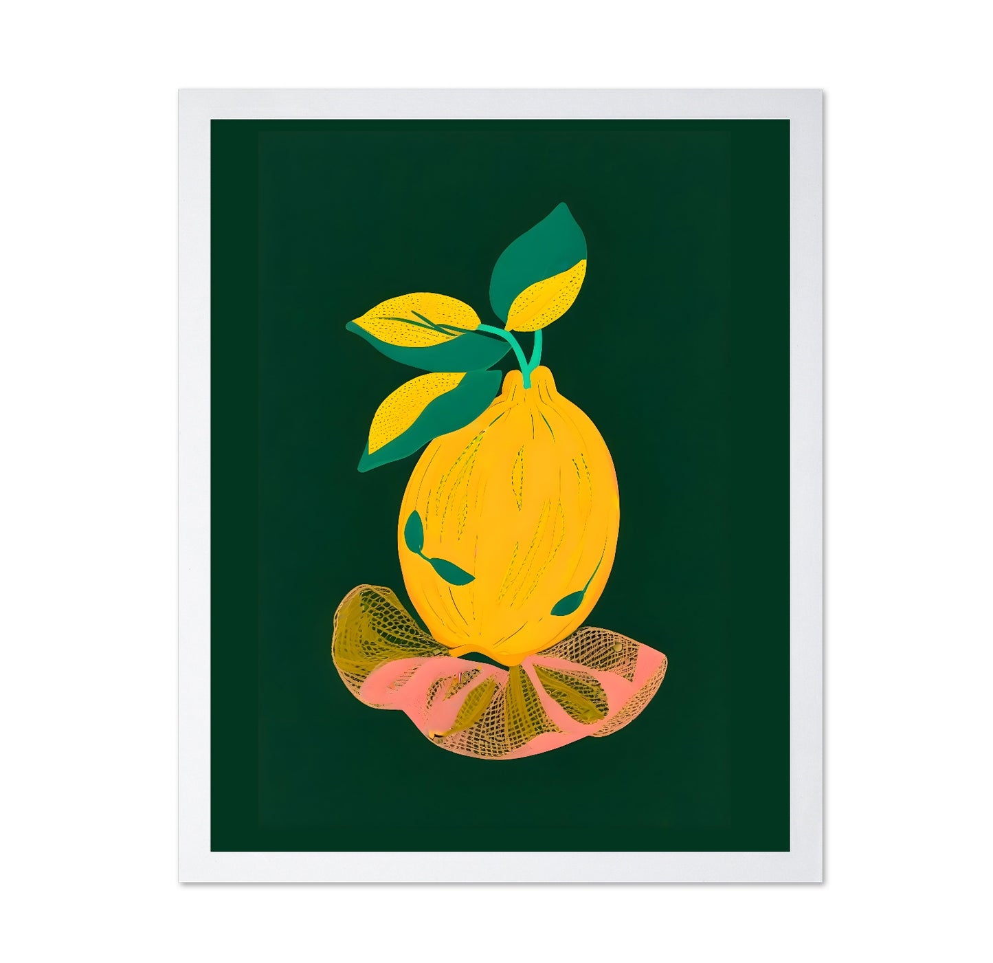 Golden Lemon Still Life