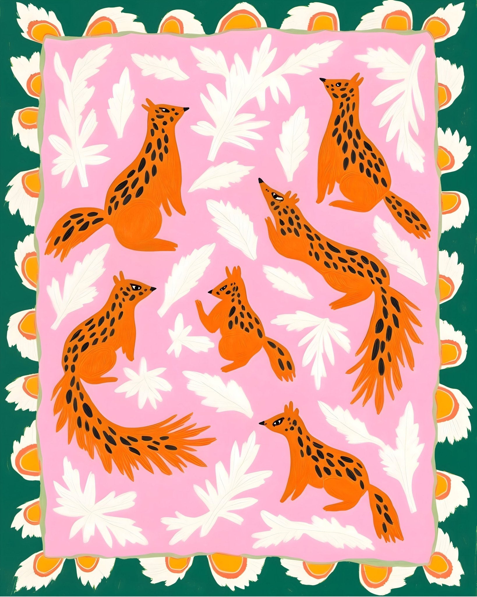 Playful Fox Pattern