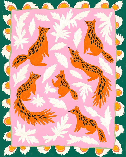 Playful Fox Pattern