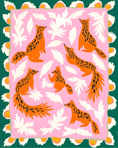 Playful Fox Pattern