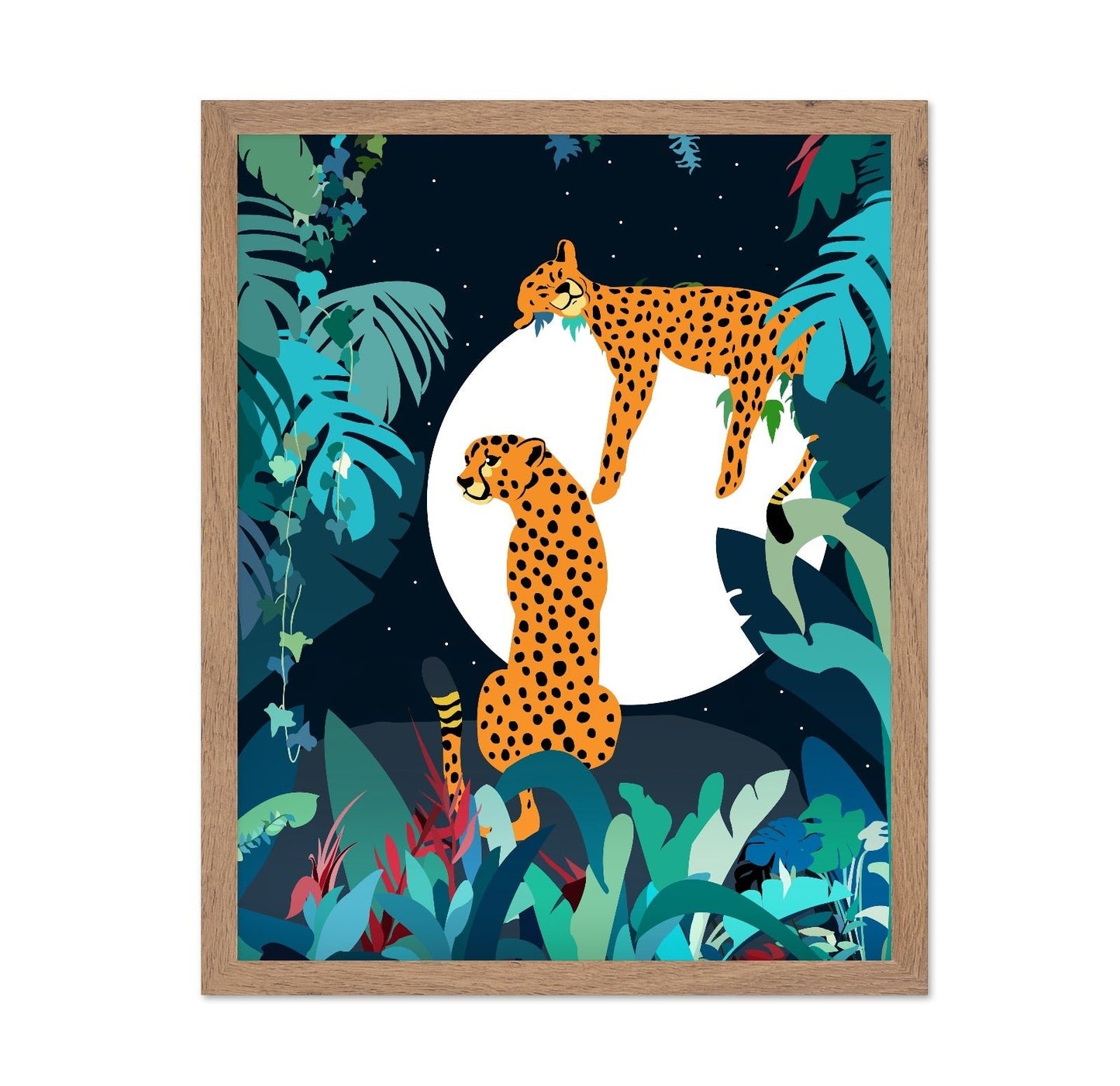 Moonlight Jungle Cheetahs