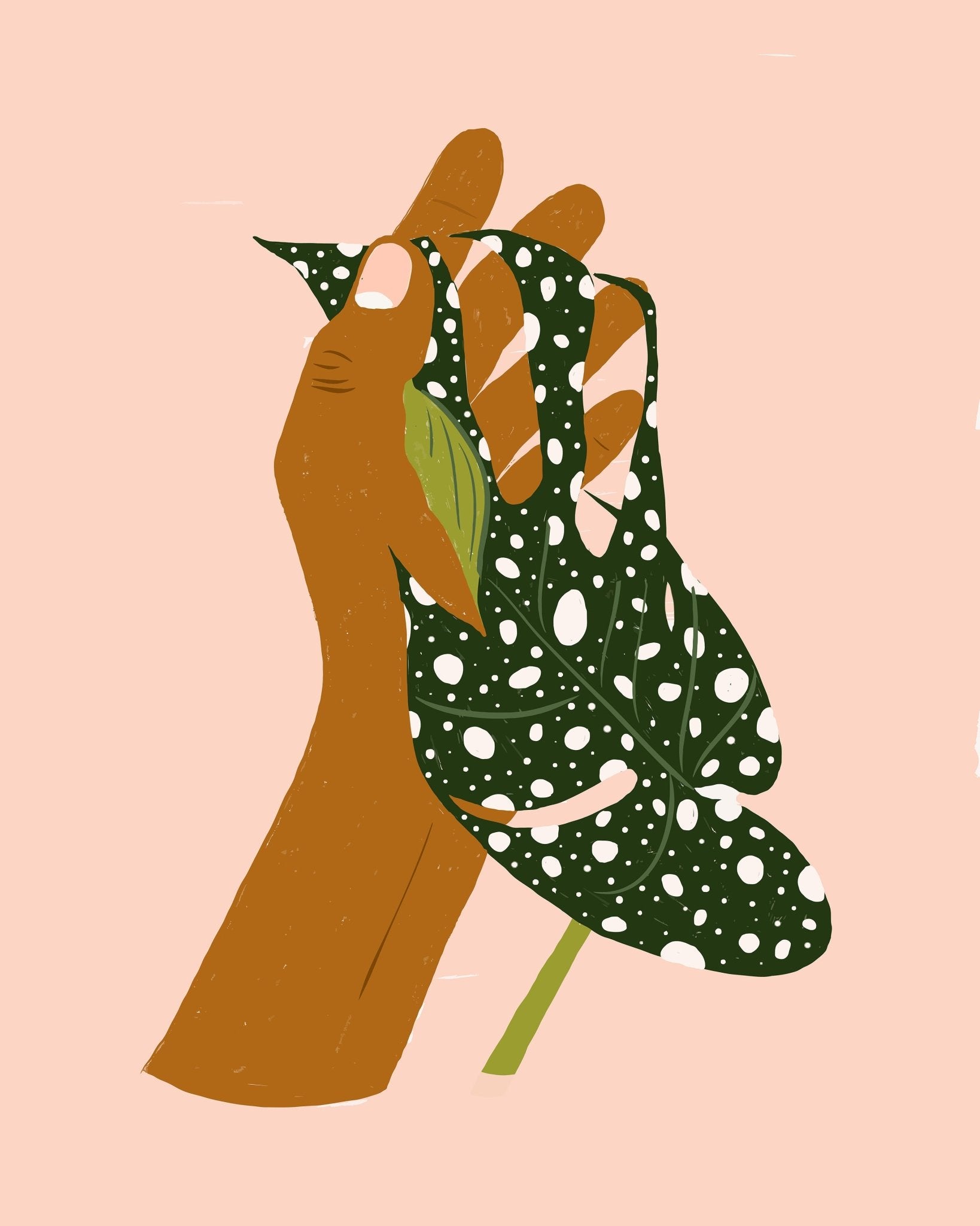 Leaf In Hand