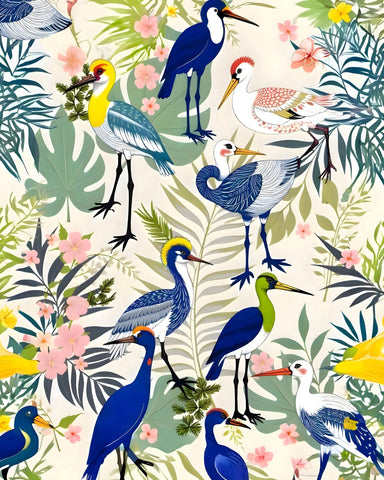 Tropical Birds Pattern No2