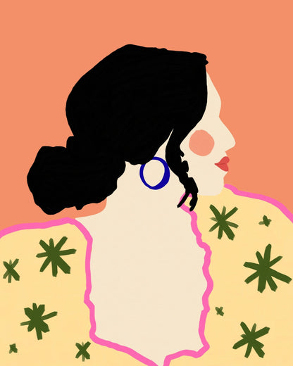 Woman Profile Portrait