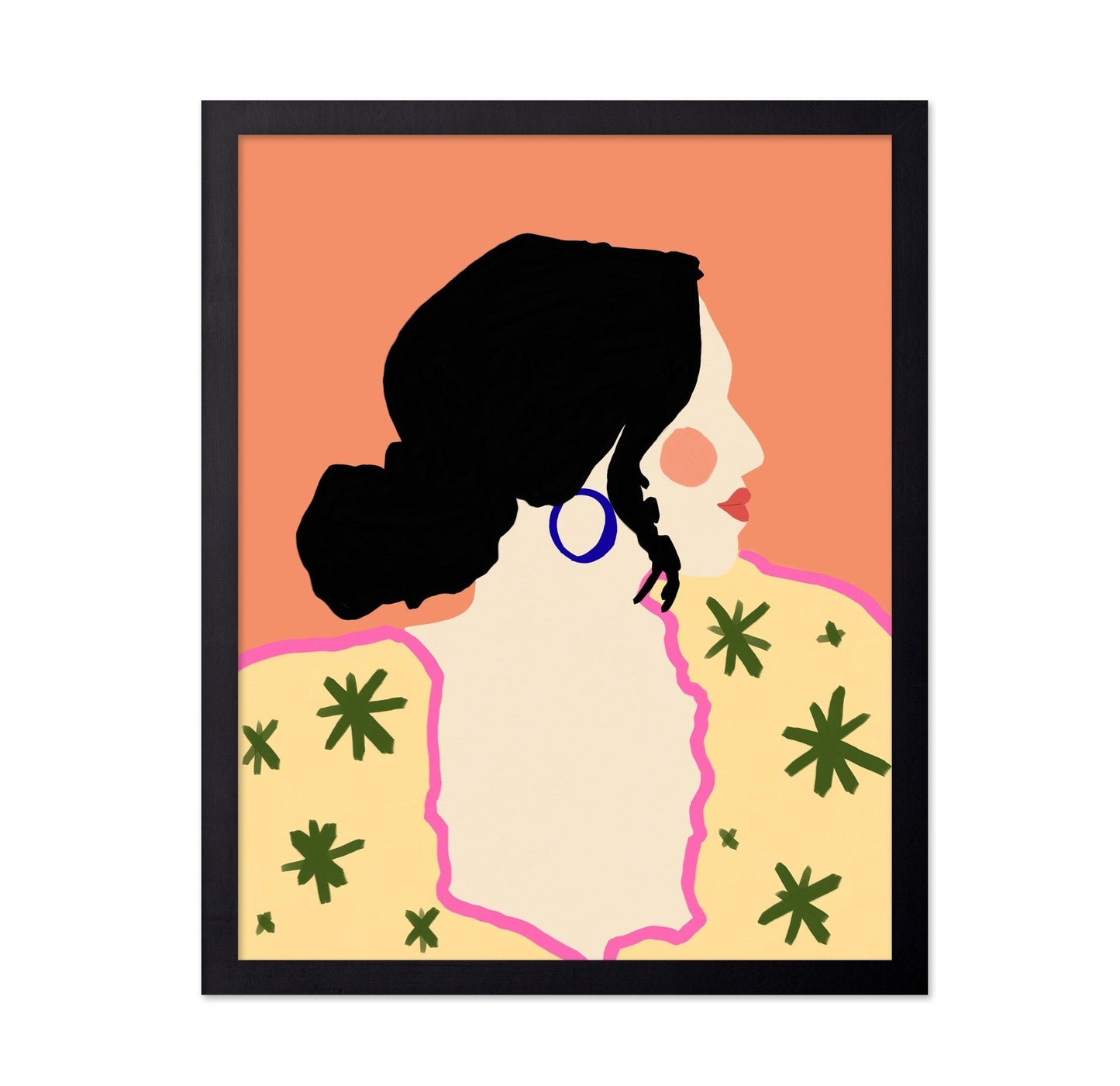 Woman Profile Portrait