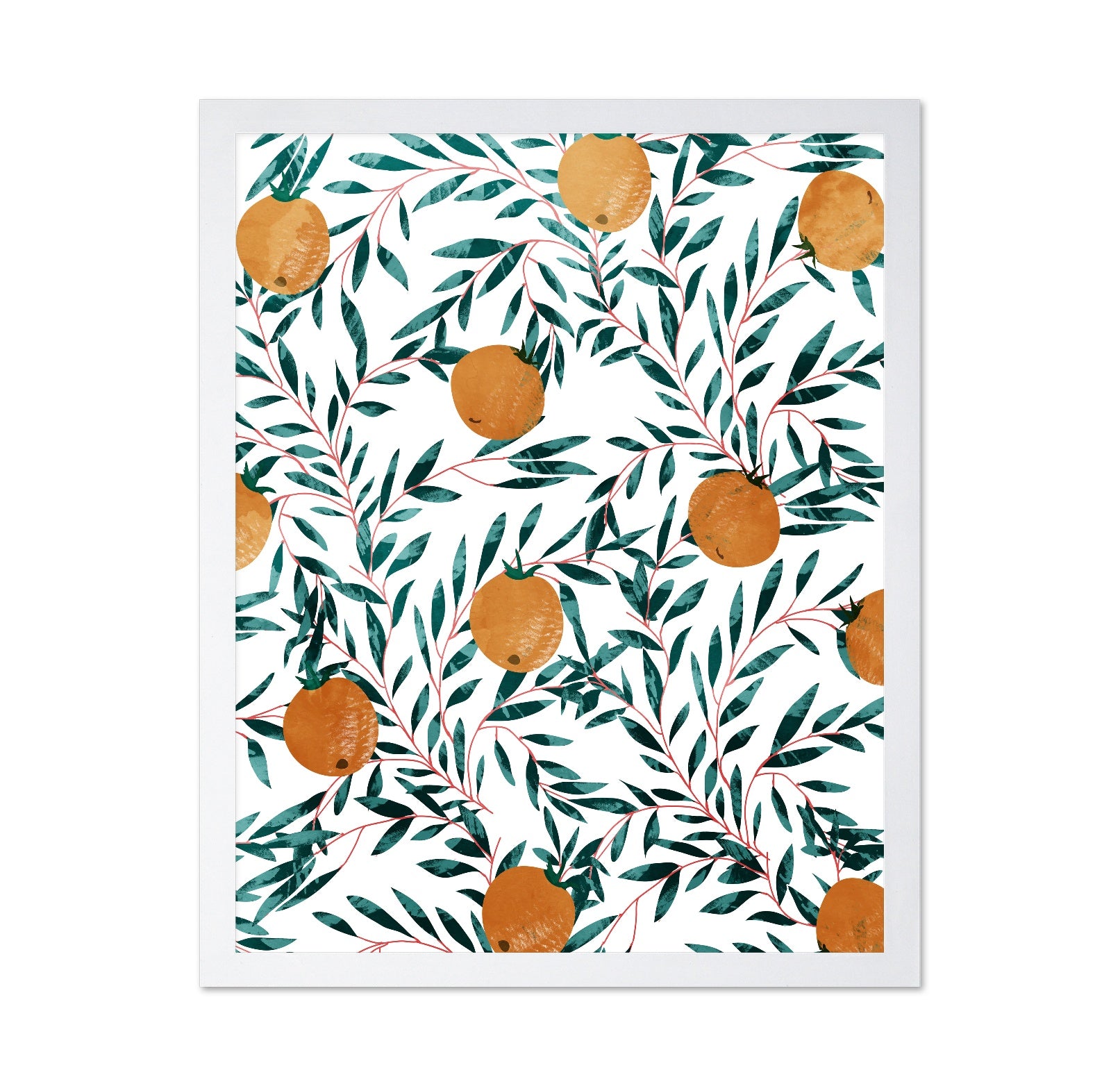 Orange Branch Pattern