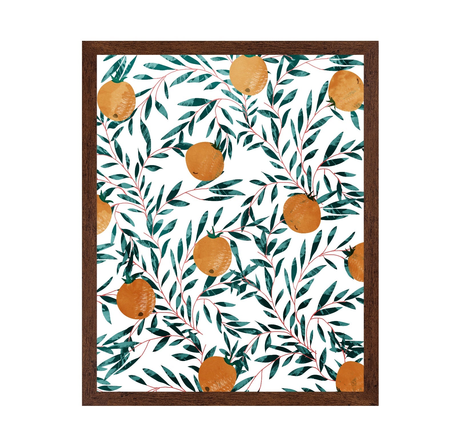 Orange Branch Pattern