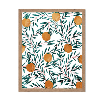 Orange Branch Pattern