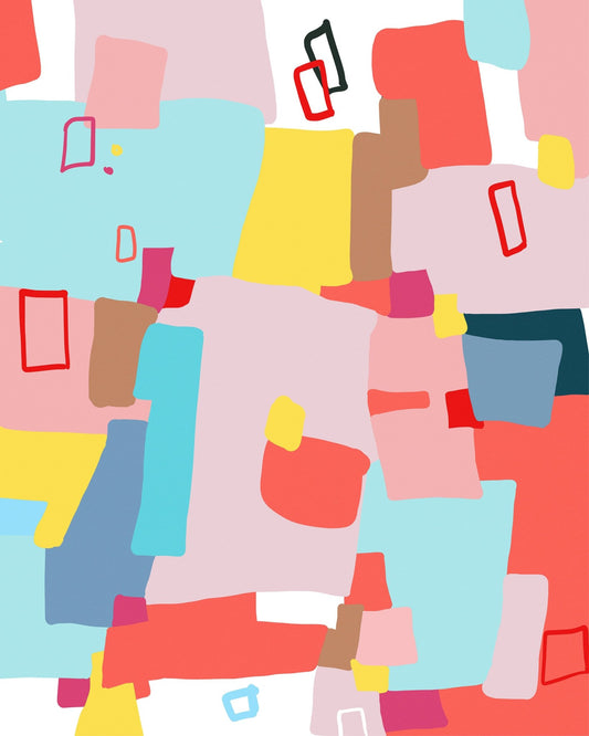 Color Block Mosaic No3