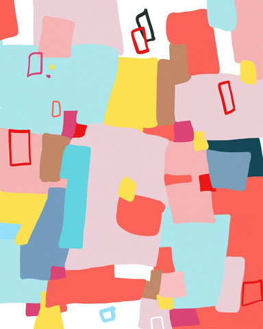 Color Block Mosaic No3