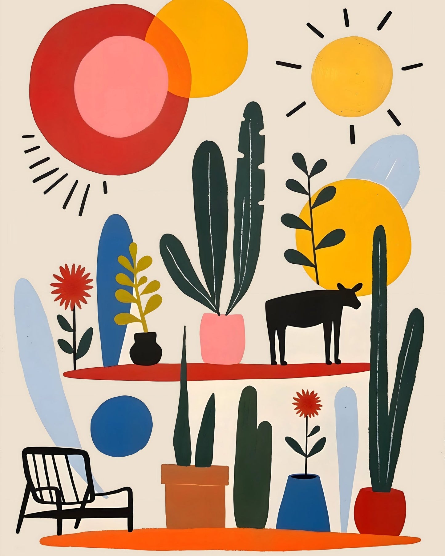 Desert Shelf Decor