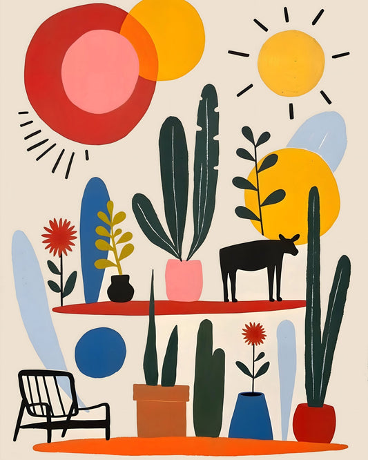 Desert Shelf Decor