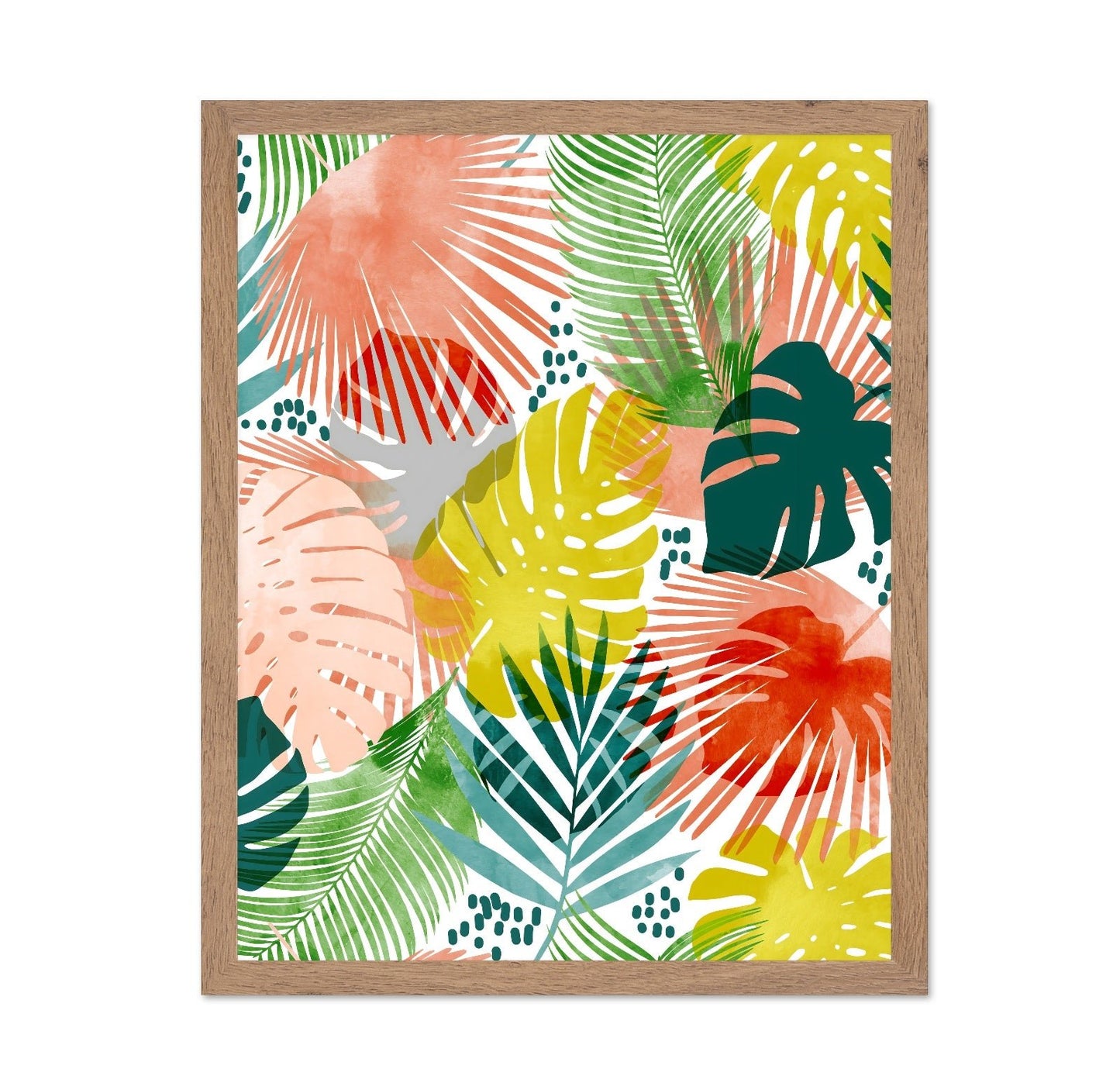 Tropical Leaf Collage