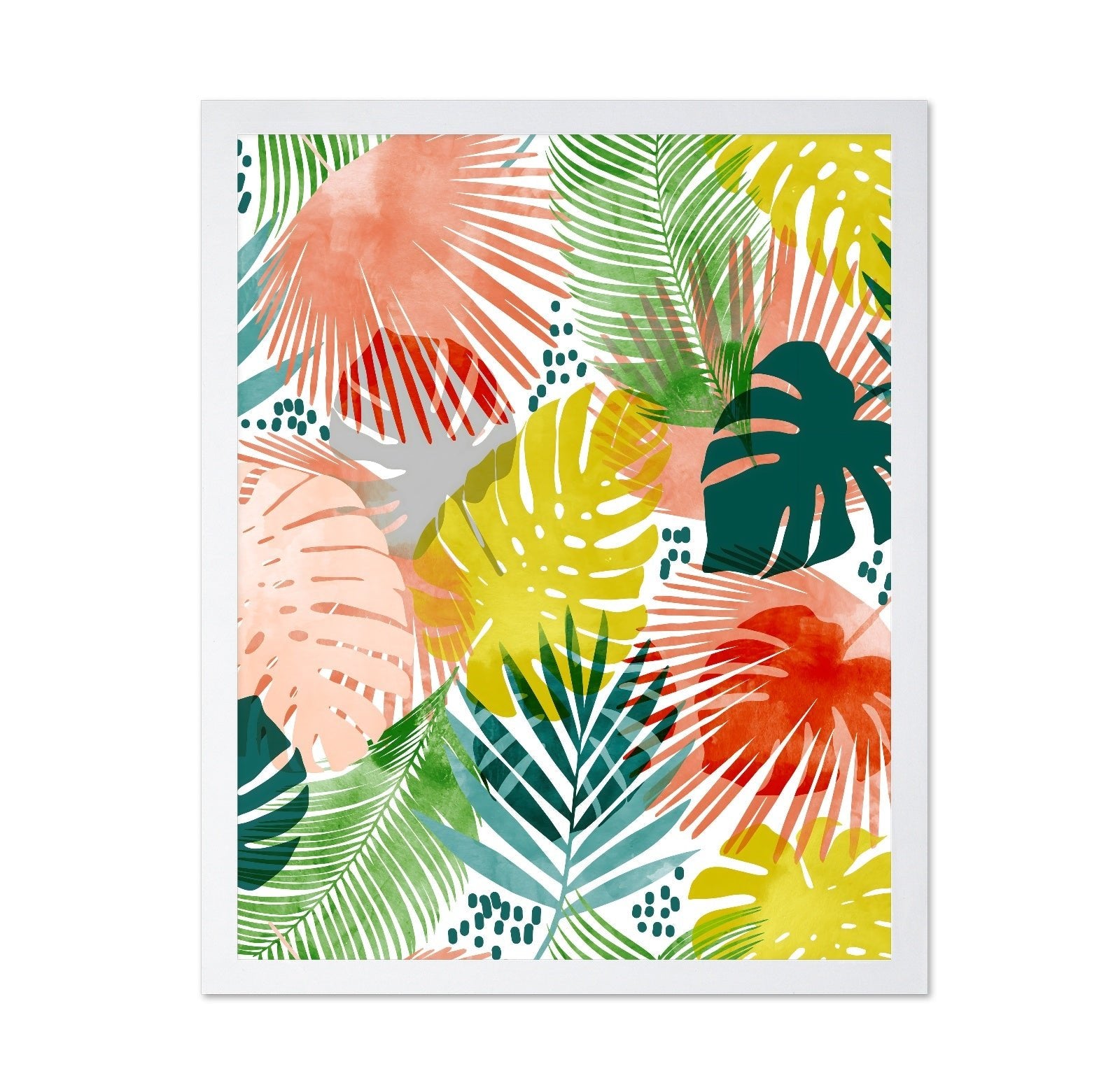 Tropical Leaf Collage