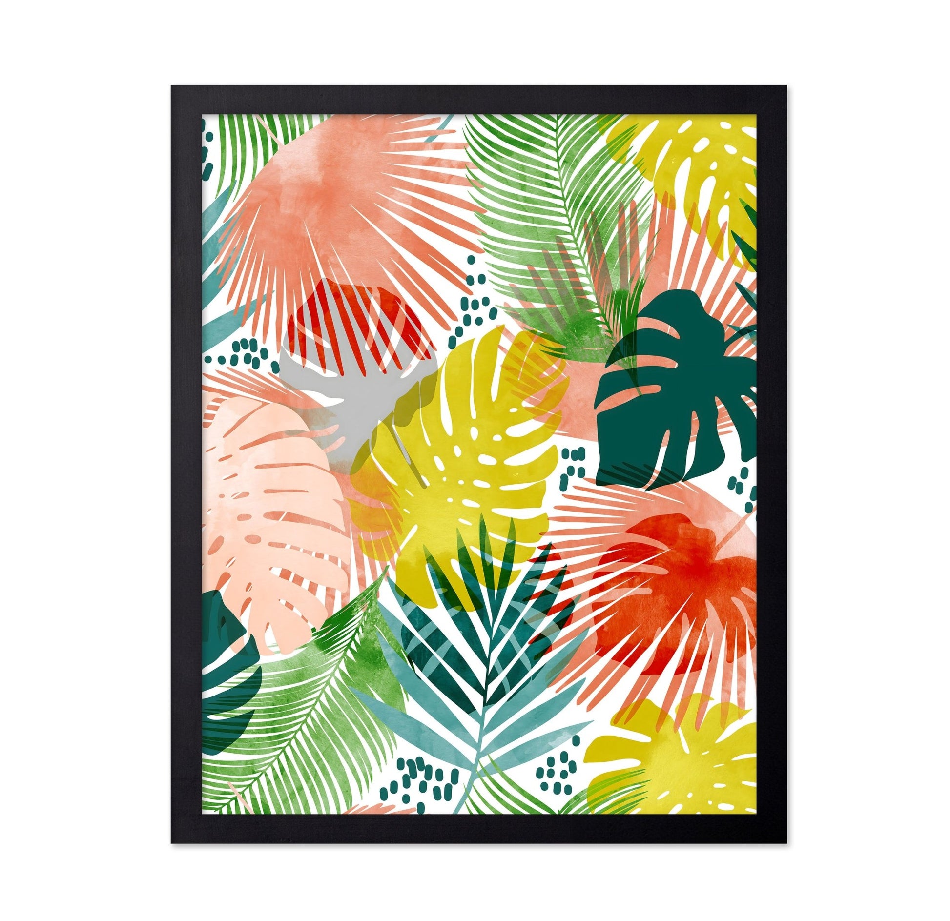 Tropical Leaf Collage