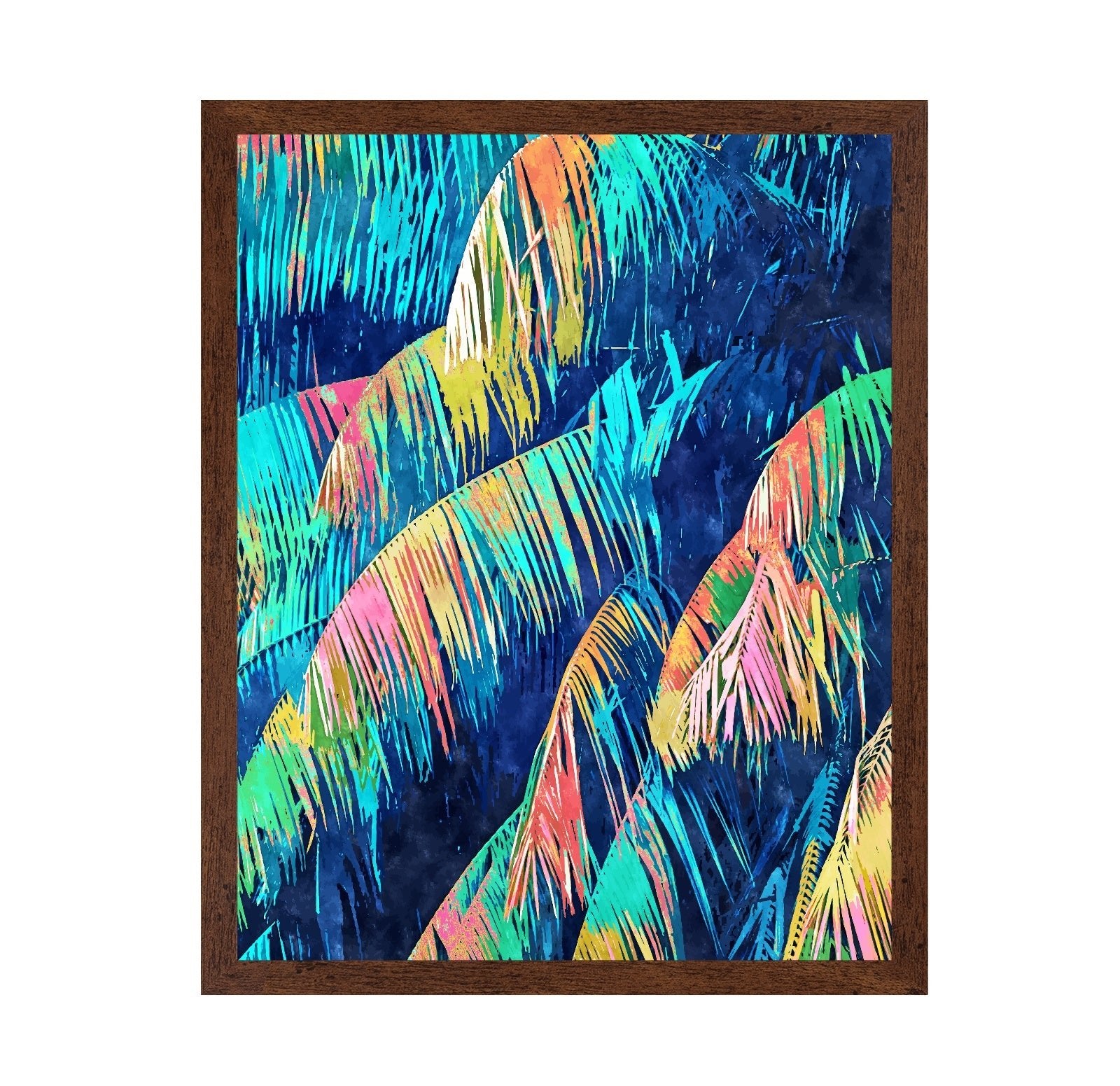 Neon Tropical Palms