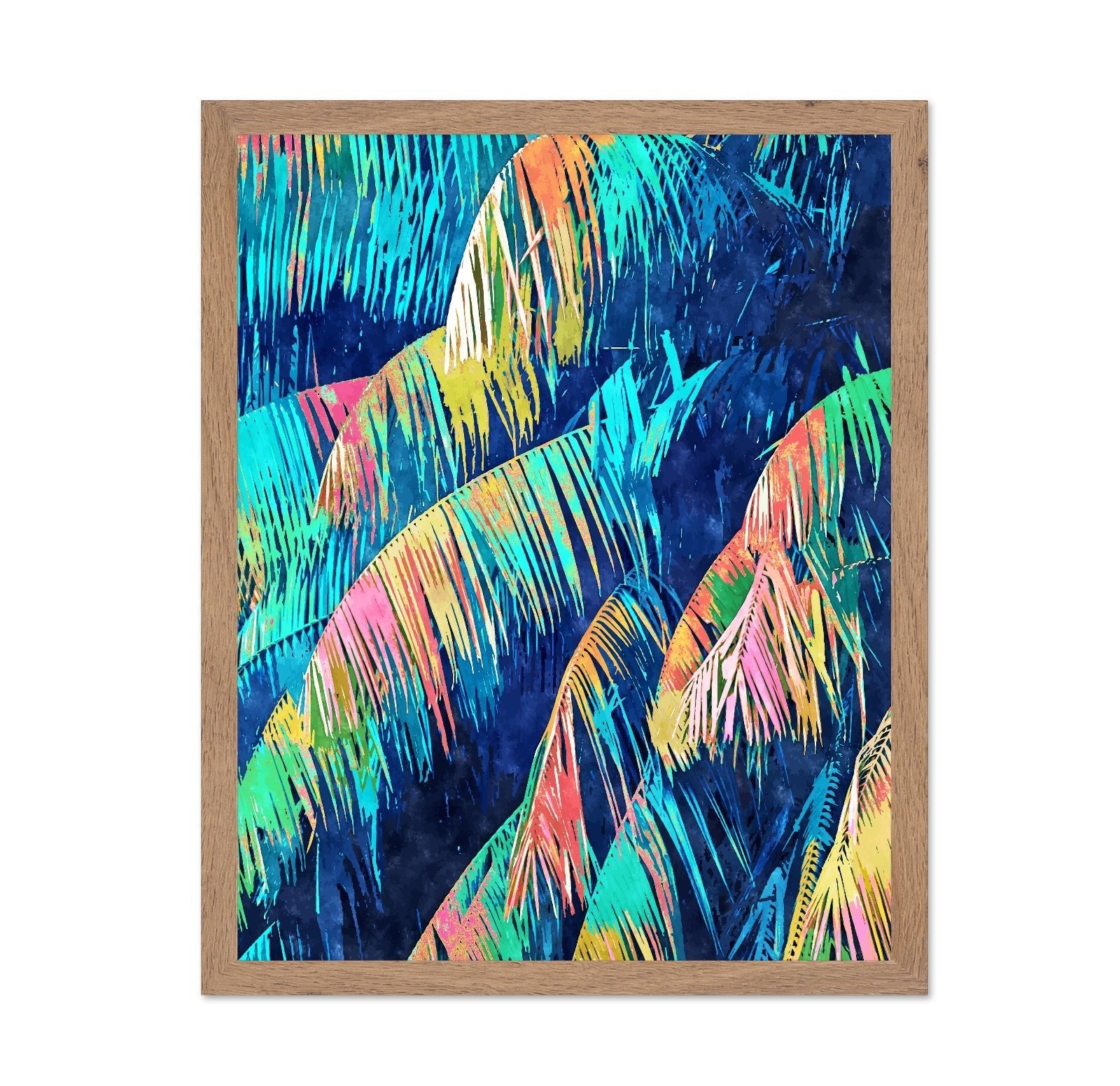 Neon Tropical Palms