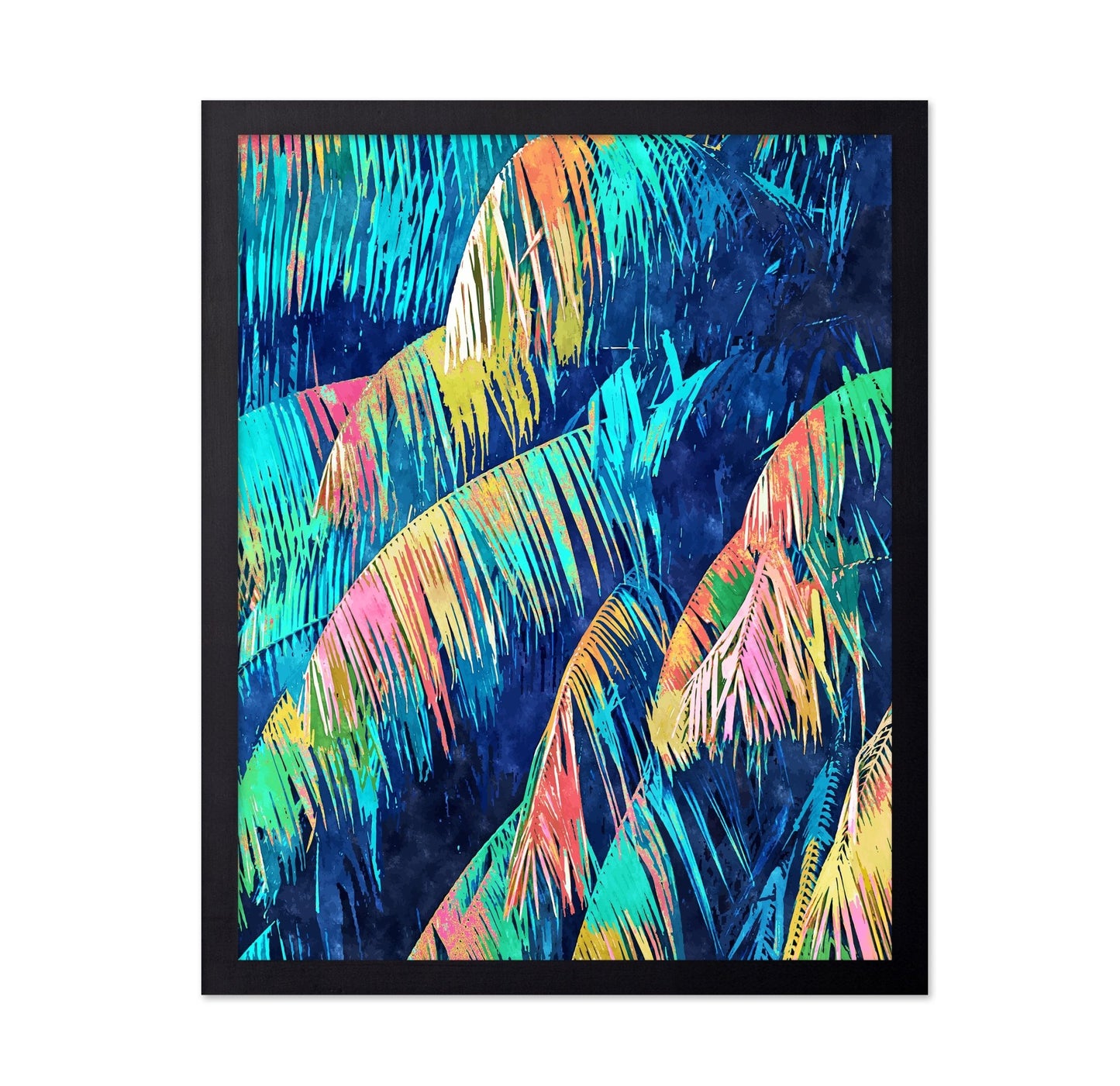 Neon Tropical Palms