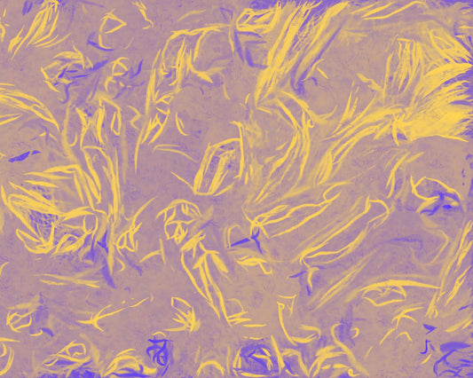 Abstract Gold Strokes