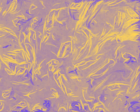 Abstract Gold Strokes