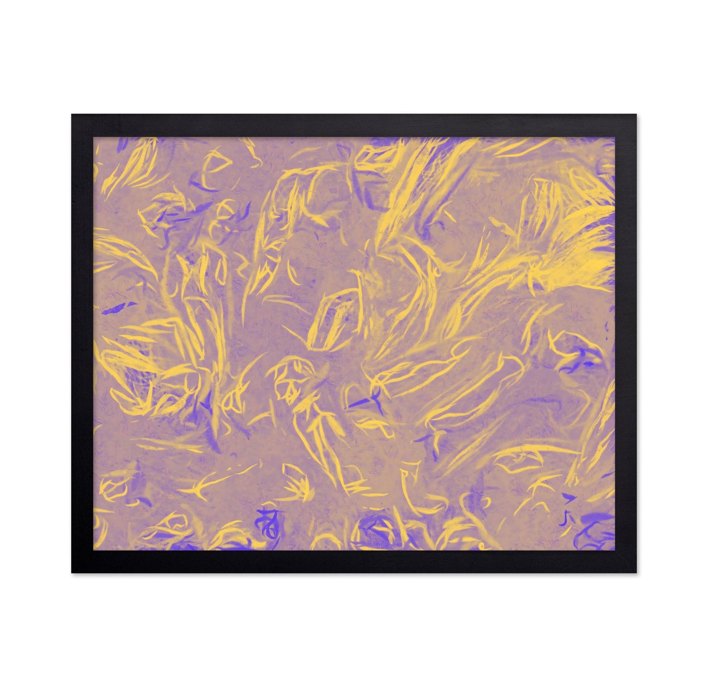 Abstract Gold Strokes