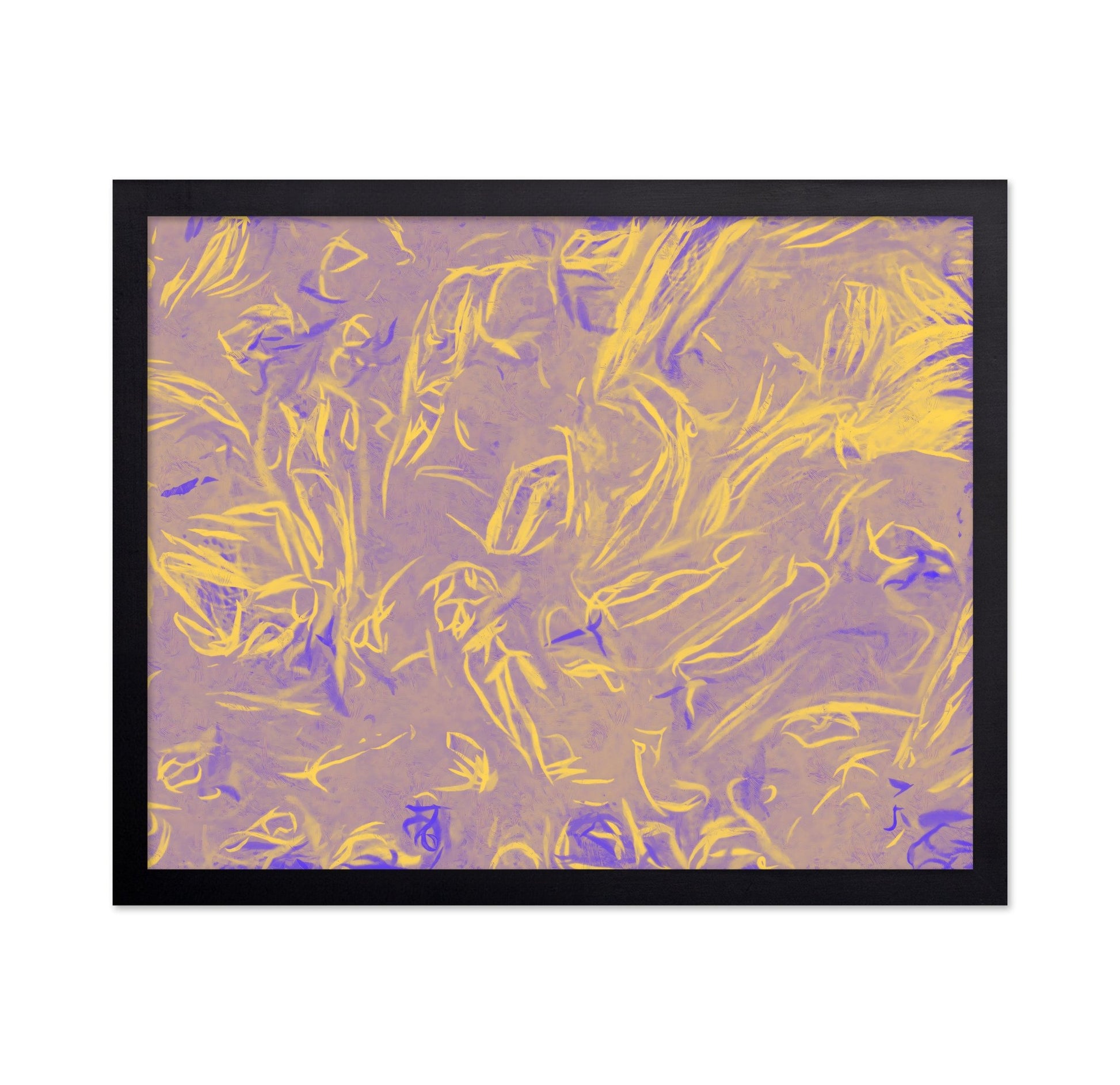 Abstract Gold Strokes
