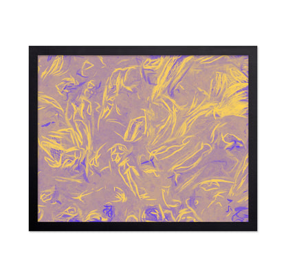 Abstract Gold Strokes