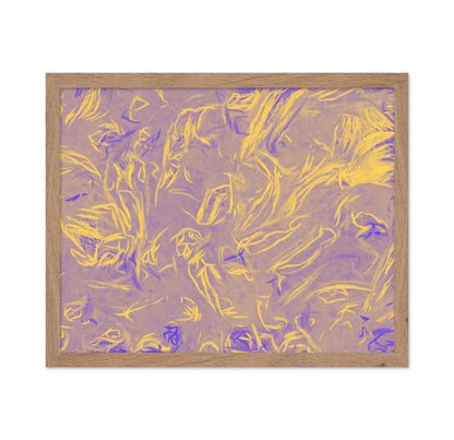 Abstract Gold Strokes