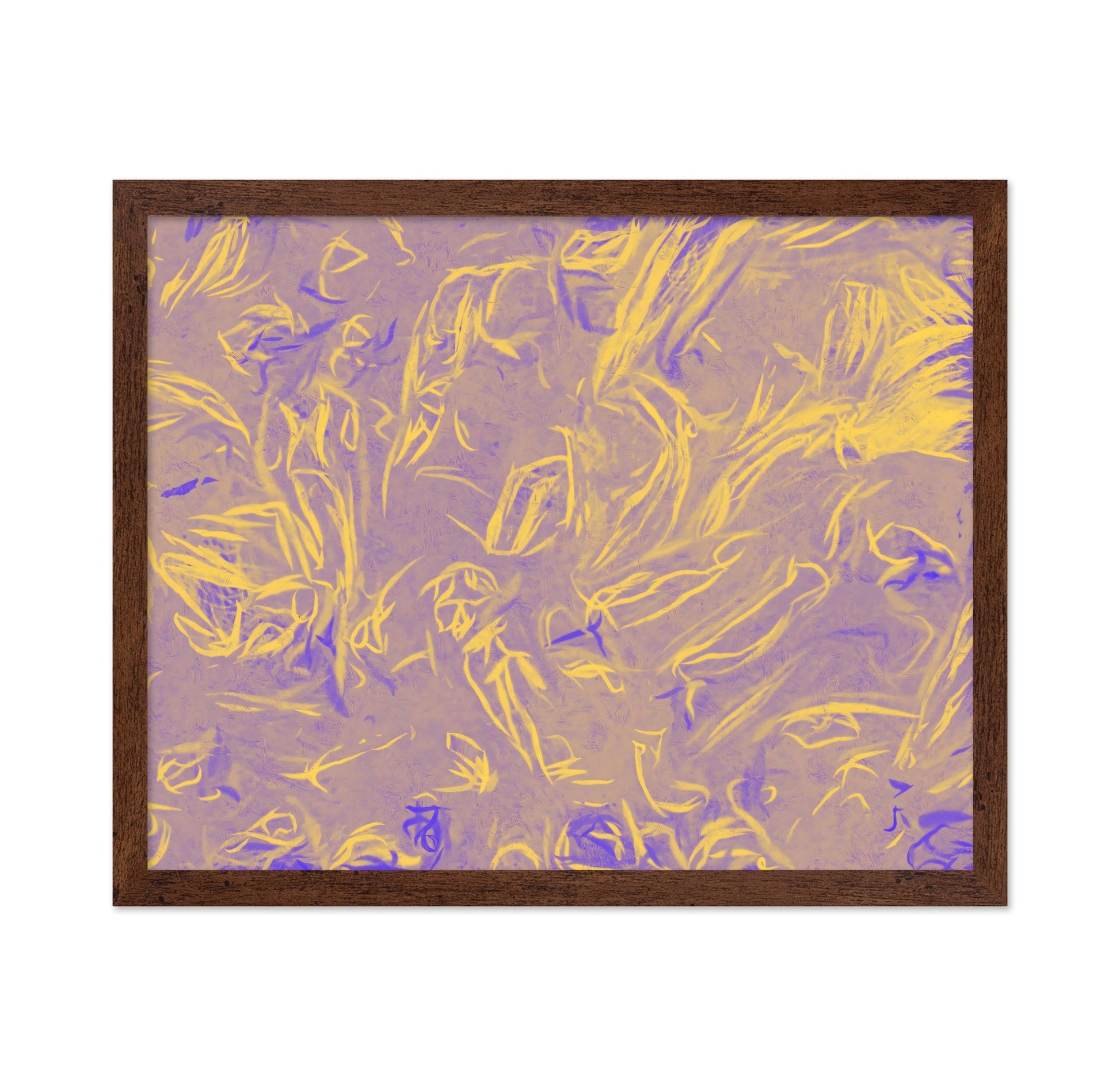 Abstract Gold Strokes