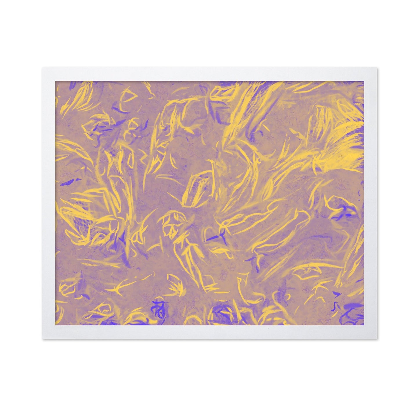 Abstract Gold Strokes