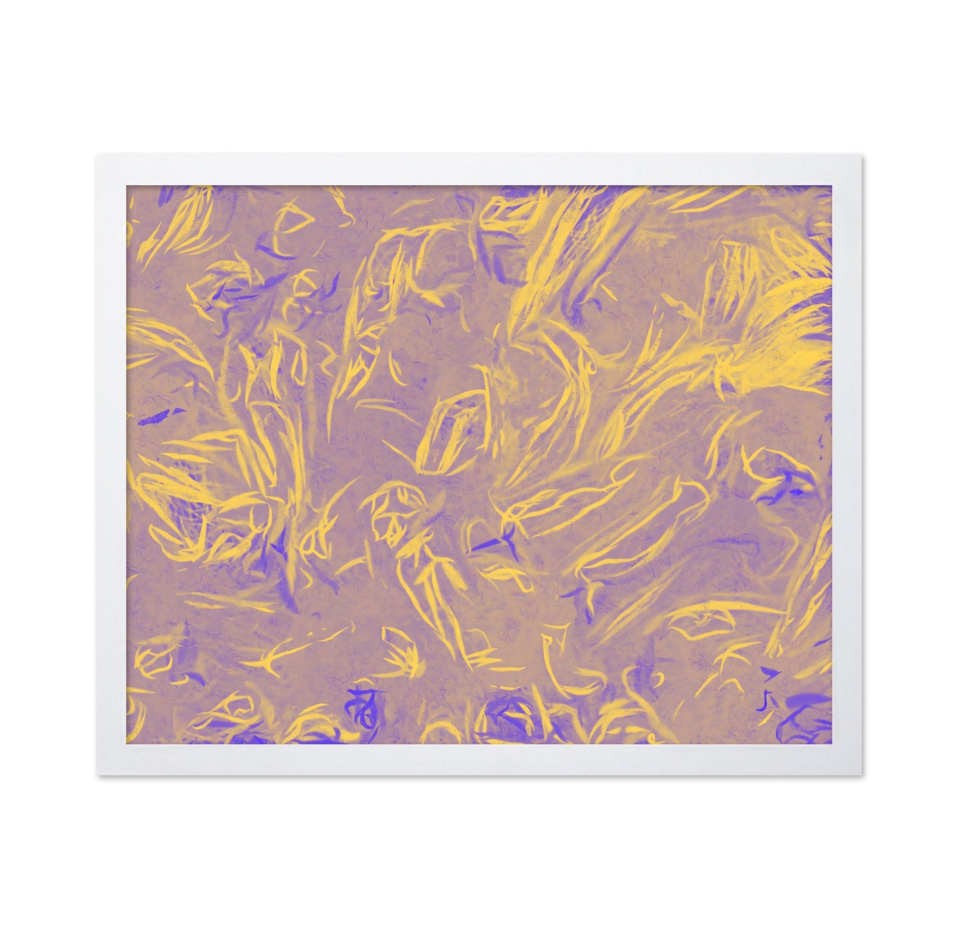 Abstract Gold Strokes