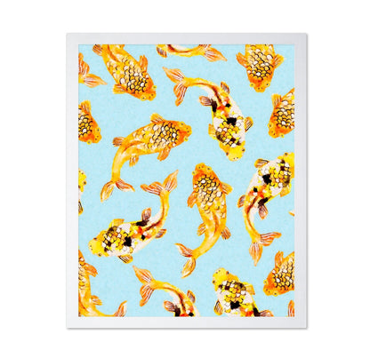 Golden Koi Pattern