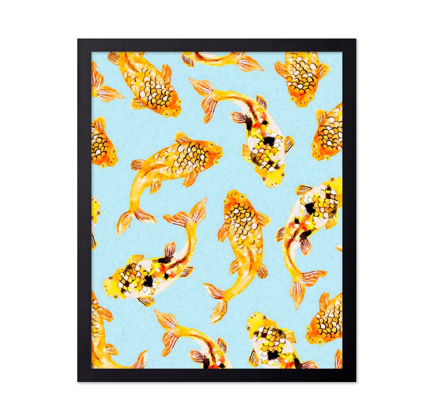 Golden Koi Pattern